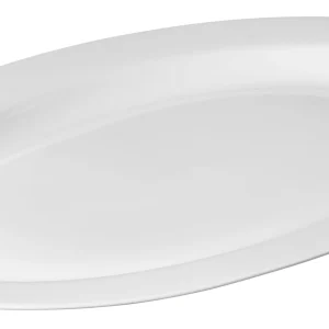Metro-professional METRO Professional Ovaler Teller Fine Dining, Porzellan, Ø 21.8 Cm, Flach, 10 Stück 13