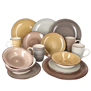 Null 16tlg. Kombiservice Nougat Doppio Für 4 Personen – 4 X 545739 + 4 X 545746 + 4 X 545760 + 4 X 545777 15