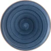 6x Frühstücksteller Geschirr Kleiner Teller Flach Rund 21cm Porzellan Blau Creme Bonna Aura Dusk Gourmet Kantenschutz 10