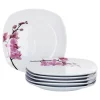 Null 6er Set Dessert- Kuchenteller Kyoto Orchidee 18,5cm 23