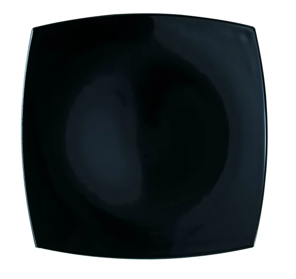 Arcoroc ARC L7611 Harena Teller Flach, 25cm, Opalglas, Schwarz, 6 Stück 5