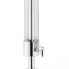 Null APS Saftdispenser -TOWER- 35 X 23 Cm, H: 75 Cm, 5 Liter 18/8 Edelstahl, Polycarbonat 23
