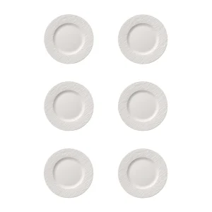 Villeroy & Boch Manufacture Rock Gourmetteller Weiß 32 Cm 6er Set 17