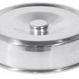 2x Contacto Tellerglocke, Rund, Edelstahl, Tellerdurchmesser: 19,1 Cm – 20,5 Cm, Höhe: 4 Cm 15