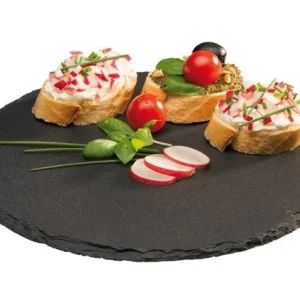 APS Naturschieferplatte, 2-teilig Ø 10,5 Cm, H: 8 Cm 13