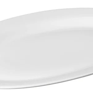 Metro-professional METRO Professional Ovaler Teller Fine Dining, Porzellan, Ø 21.8 Cm, Flach, 10 Stück 11