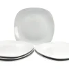 Null 6er Set Flacher Teller Atrium 24,0cm 8