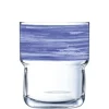 12x Arcoroc Stapelbecher 0,22 L Aus Gehärtetem Glas Form BRUSH LOG Blue Jean / Dunkelblau Von Arcoroc 23
