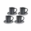 Leonardo MATERA Espresso Set Anthrazit 8-teilig 23
