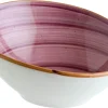 6x Pastateller Schale Geschirr Tief 22cm 85cl Lila Creme Beerenton Porzellan Bonna Aura Blackberry Vanta 23