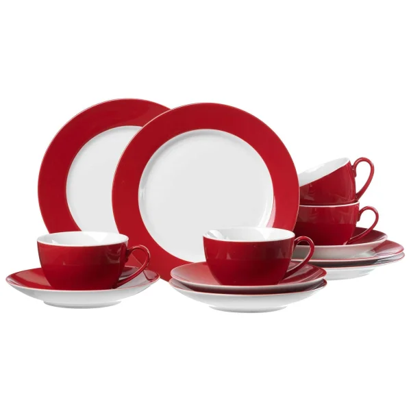 Ritzenhoff & Breker DOPPIO Tassenset Rot 12-teilig 4