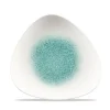 Churchill 12 X Teller Flach Dreickig 22,9cm RAKU Jade Green 23