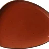 Ritzenhoff & Breker Speiseteller Teller Taste Porzellan Marron 25,5 X 19,5 X 2 Cm 23