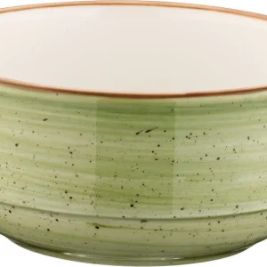6x Dipschalen Snackteller Schälchen Beige Creme Hellbraun Geschirr Porzellan Rund Bonna Aura Terrain Banquet Stapelschale 12cm 35cl 17