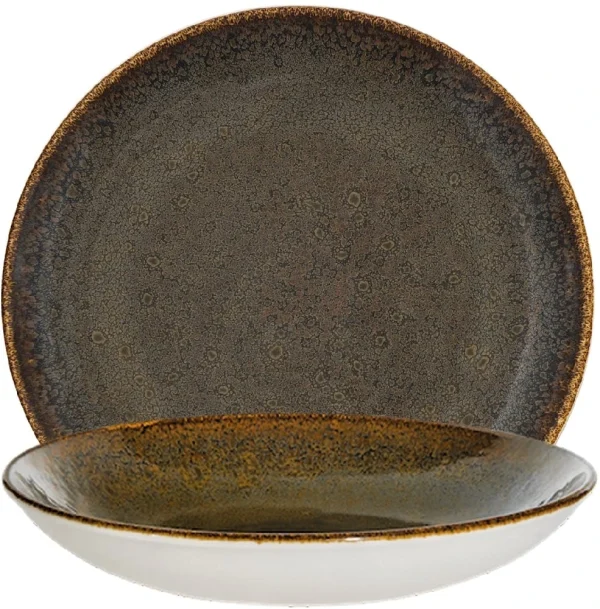 6 X Ore Tierra Banquet Teller Tief 28cm, 40cl * – Bonna Premium Porcelain 6
