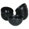 Null 6-tlg. Set Kattegat Müslischalen 500 Ml Schwarz Matt 23