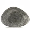 Churchill 6 X Platte Chefs Dreieckig 35,6x25cm RAKU Quartz Black 25