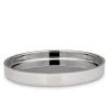 Null Tablett Rund, Glatt Poliert H 4,0cm, D 32,0cm Edelstahl 25