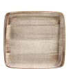 6x Servierplatten Speiseteller Porzellan Geschirr Rechteckig Beige Creme Hellbraun Bonna Aura Terrain Moove 32x30cm Kantenschutz 23