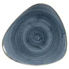 Churchill 12 X Teller Flach Dreieckig 23cm STONECAST Blueberry 25