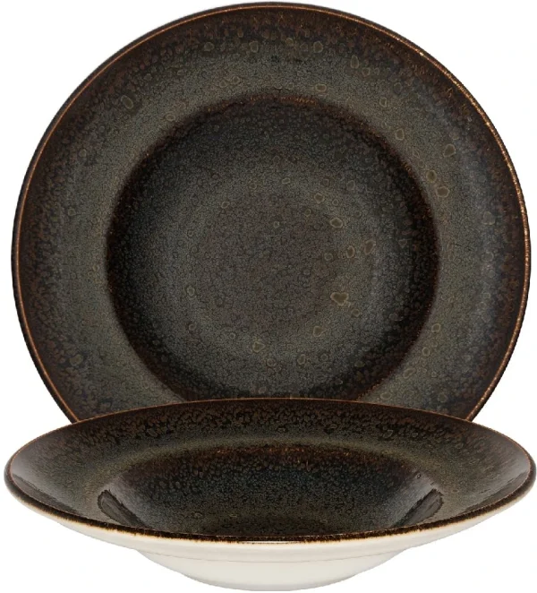 6 X Ore Tierra Banquet Teller Tief 28cm, 40cl * – Bonna Premium Porcelain 5