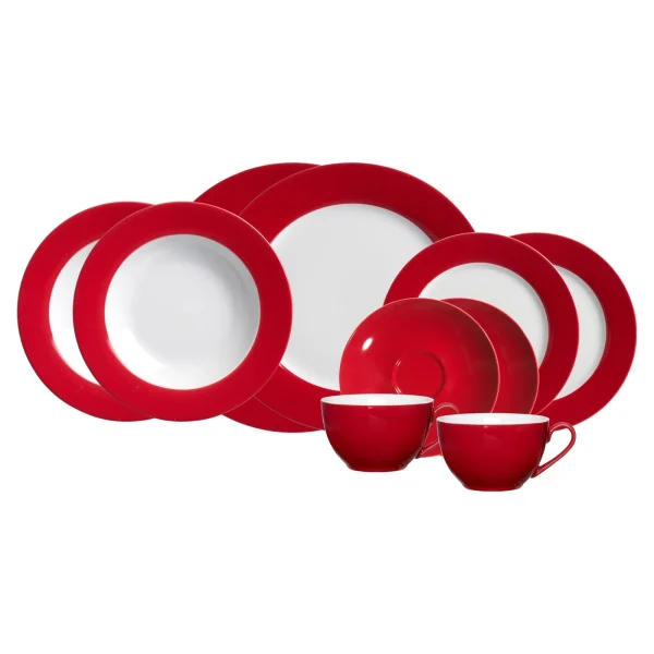 Ritzenhoff & Breker DOPPIO Tassenset Rot 12-teilig 6