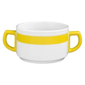 Esmeyer 6 X Seltmann Obere Zur Suppentasse 0,35 L, Form: Vitalis, Dekor: 34927 Grünes Band 13
