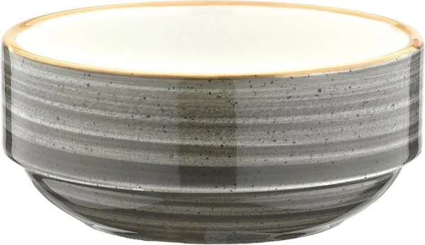 6x Dipschalen Snackteller Schälchen Beige Creme Hellbraun Geschirr Porzellan Rund Bonna Aura Terrain Banquet Stapelschale 12cm 35cl 3