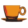 Mepra POLY KAFFEE/CAPPUCCINOTASSE SPA & WELLNESS, 6er Set Amber 23