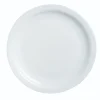 Arcoroc ARC N6393 Hôteliére Teller Flach, 25.8cm, Glas, Weiß, 6 Stück 25