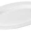 Metro-professional METRO Professional Ovaler Teller Fine Dining, Porzellan, Ø 21.8 Cm, Flach, 10 Stück 25