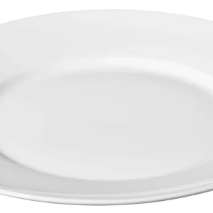 Metro-professional METRO Professional Ovaler Teller Fine Dining, Porzellan, Ø 21.8 Cm, Flach, 10 Stück 15