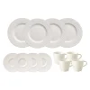 Villeroy & Boch Manufacture Rock Kaffeeservice Weiß 12-teilig 23