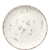 6x Speiseteller Flacher Teller Rund Tafelgeschirr Porzellan Creme Weiß Braun Bonna Grain Gourmet 27cm Kantenschutz Vintage Retro 23