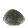 Churchill 12 X Platte Chefs Dreieckig 20x15cm RAKU Quartz Black 23