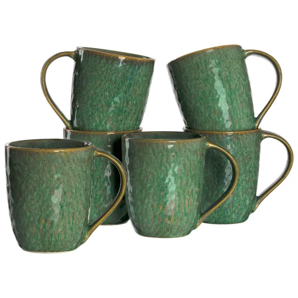 Leonardo MATERA Keramikbecher 430 Ml Blau 6er Set 4