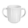 Esmeyer 6 X Seltmann Becher Mit 2 Henkel 0,30 L, Form: Vitalis, Dekor: 34116 Rotes Band 25