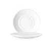 18x Arcoroc Untertasse Universal, Weiß, Hartglas, Durchmesser 14 Cm 25