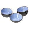 Null 6er Set Snack & Dip Schalen 4cm Reactive Glaze Blue 24321839 25