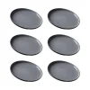 Ritzenhoff & Breker JASPER Dessertteller ø 19 Cm Schwarz 6er Set 25