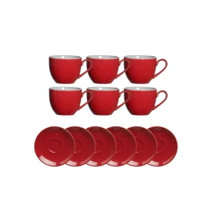 Ritzenhoff & Breker DOPPIO Tassenset Rot 12-teilig 15