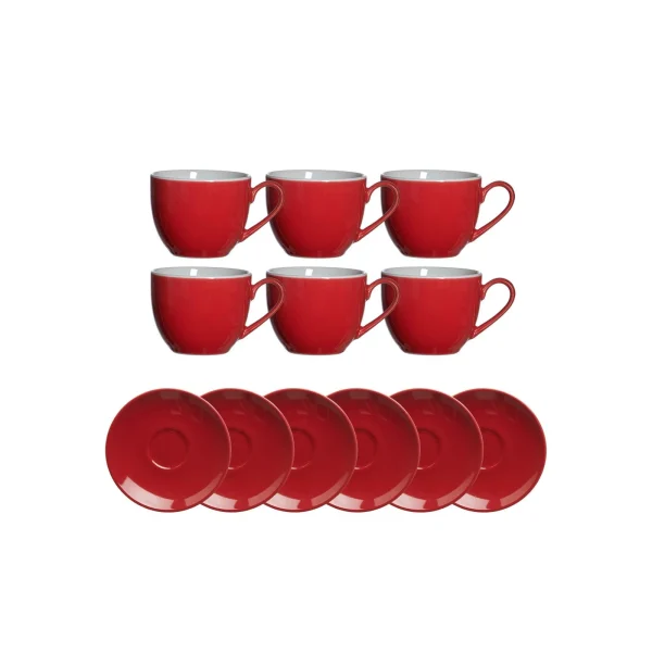 Ritzenhoff & Breker DOPPIO Tassenset Rot 12-teilig 5