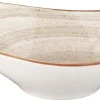 Bonna Premium Porcelain ATRSTR27KS Aura Terrain Bowl Schale, Salatschale, Schüssel, 18.8x28cm, 750ml, Porzellan, Braun, 1 Stück 25