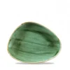 Churchill 12 X Platte Dreieckig 26,5×20,5cm STONECAST Samphire Green 23