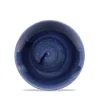 Churchill 12 X Teller Flach Coup 16,5cm STONECAST PATINA Cobalt Blue 23