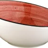 6x Salat-/ Desserschalen Müsli Snack Eisschälchen Rund Porzellan Geschirr Rot Creme Bonna Aura Passion Vanta 16cm 35cl 23