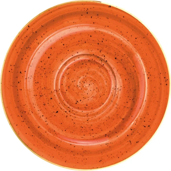 Bonna Premium Porcelain ATCRIT04CT Aura Terracotta Untertasse, Untersetzer, Porzellan, Terrakotta, 1 Stück 1