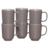 Ritzenhoff & Breker JASPER Kaffeebecher 285 Ml Taupe 6er Set 25