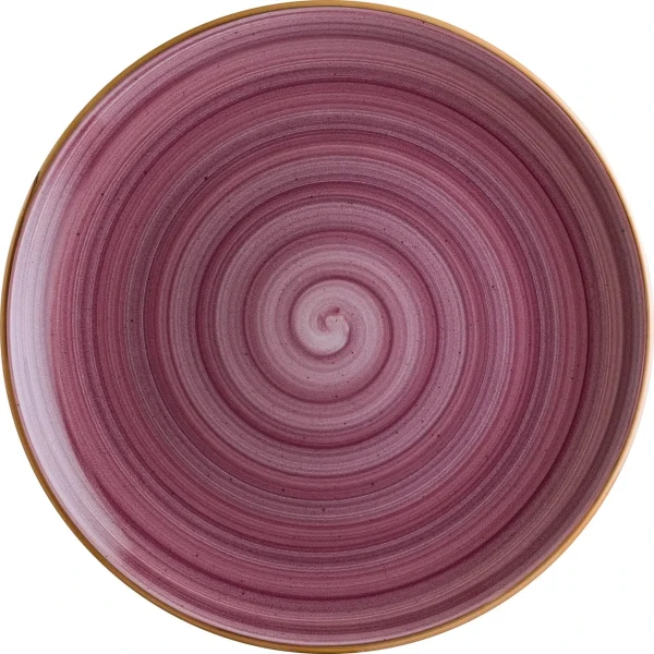 6x Speiseteller Flacher Teller Rund Tafelgeschirr Porzellan Rot Creme Bonna Aura Passion Gourmet 27cm Kantenschutz 7