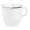 Esmeyer 6 X Seltmann Obere Zur Cafeteriatasse 0,23 L, Form: Imperial, Dekor: 21101 Nova 25